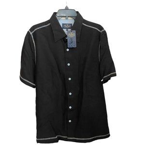 NWT Nat Nast Black Button Down Shirt